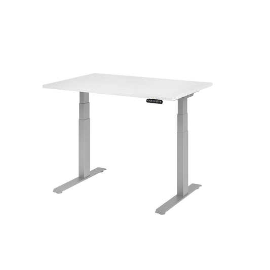 Hammerbacher Schreibtisch Basic Maße: 1.200 x 640 x 1.290 x 800 mm (B x H x T) Spanplatte weiß