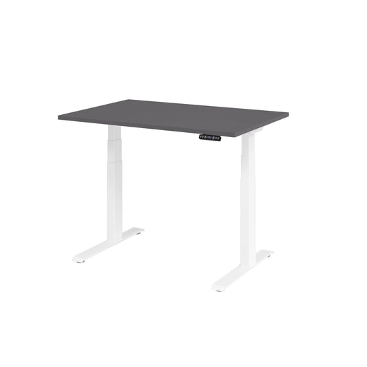 Hammerbacher Schreibtisch Basic Maße: 1.200 x 640 x 1.290 x 800 mm (B x H x T) Spanplatte graphit