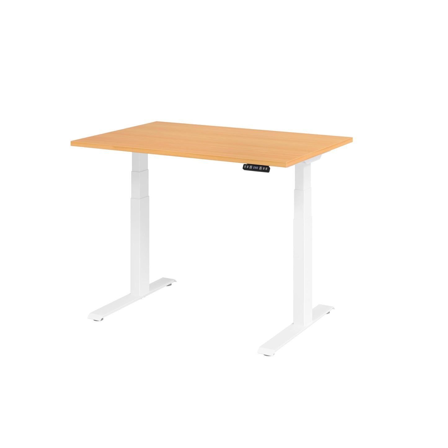 Hammerbacher Schreibtisch Basic Maße: 1.200 x 640 x 1.290 x 800 mm (B x H x T) Spanplatte buche