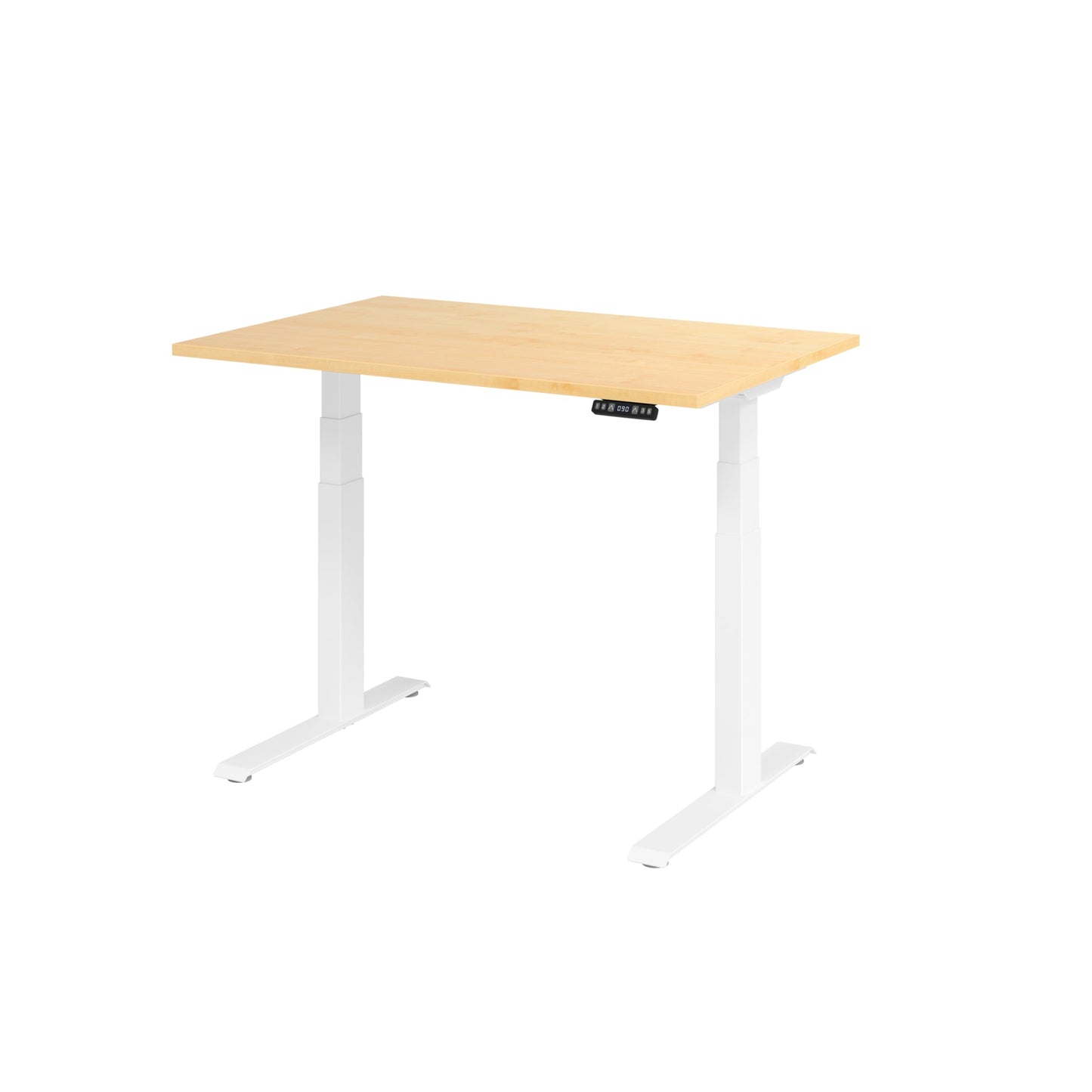 Hammerbacher Schreibtisch Basic Maße: 1.200 x 640 x 1.290 x 800 mm (B x H x T) Spanplatte ahorn