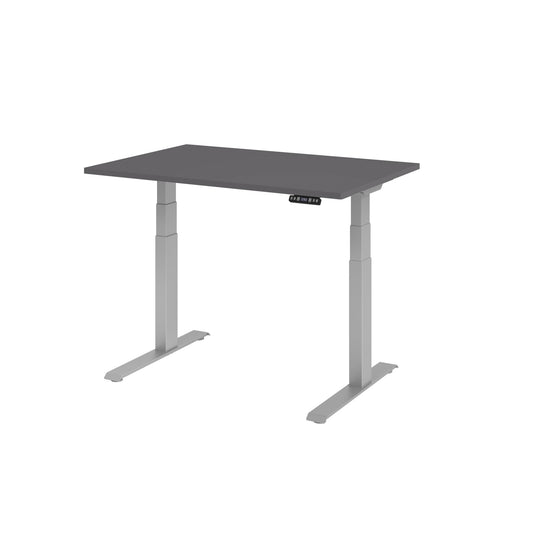 Hammerbacher Schreibtisch Basic Maße: 1.200 x 640 x 1.290 x 800 mm (B x H x T) Spanplatte graphit