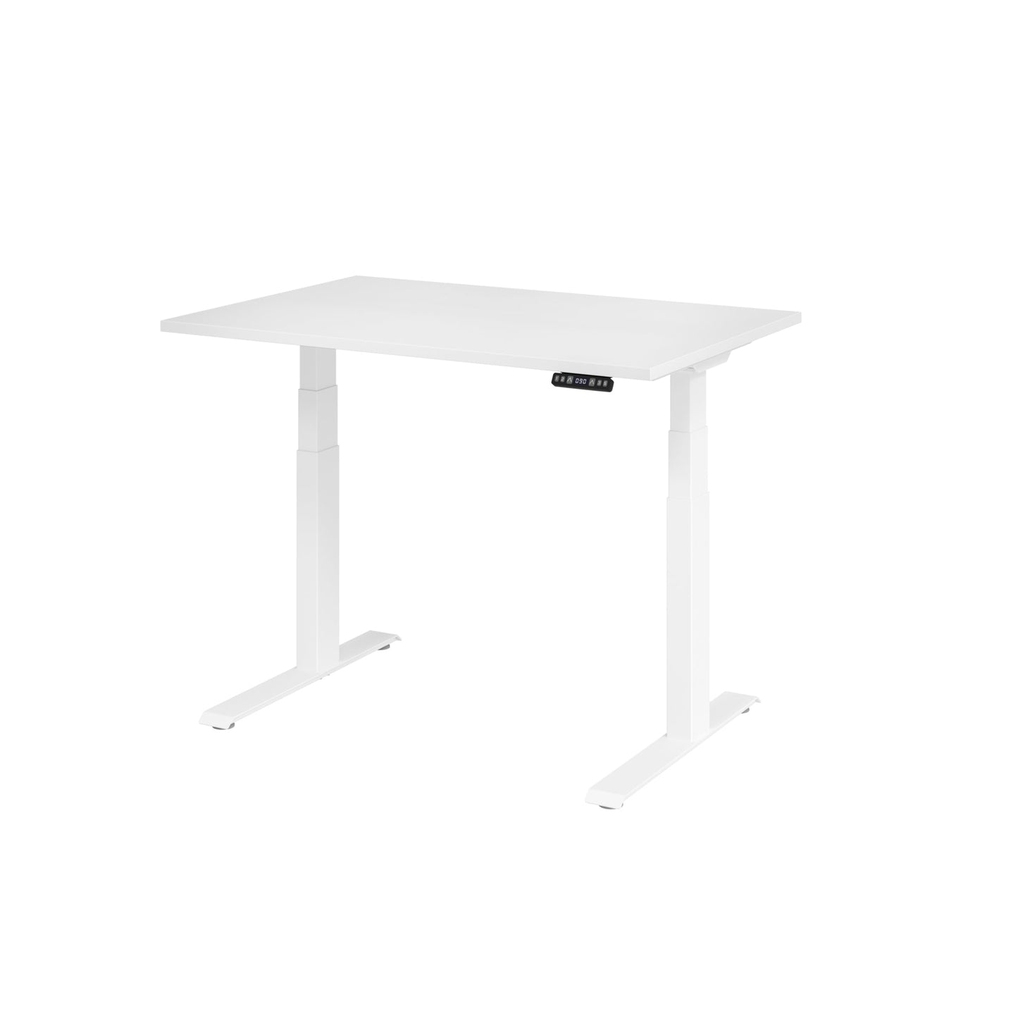 Hammerbacher Schreibtisch Basic Maße: 1.200 x 640 x 1.290 x 800 mm (B x H x T) Spanplatte weiß