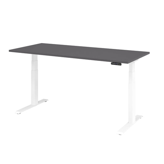 Hammerbacher Schreibtisch Basic Maße: 1.800 x 640 x 1.290 x 800 mm (B x H x T) Spanplatte graphit