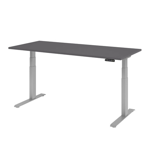 Hammerbacher Schreibtisch Basic Maße: 1.800 x 640 x 1.290 x 800 mm (B x H x T) Spanplatte graphit