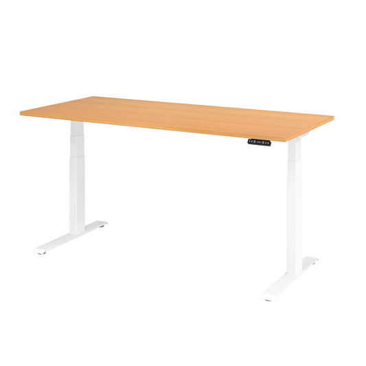 Hammerbacher Schreibtisch Basic Maße: 1.800 x 640 x 1.290 x 800 mm (B x H x T) Spanplatte buche