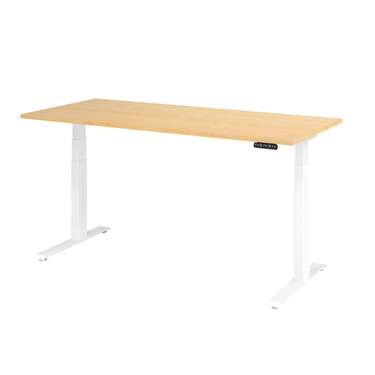 Hammerbacher Schreibtisch Basic Maße: 1.800 x 640 x 1.290 x 800 mm (B x H x T) Spanplatte ahorn