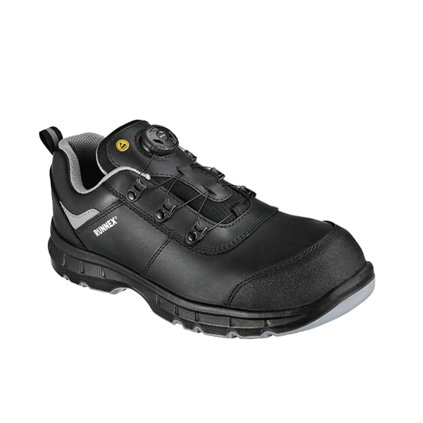 RUNNEX® Sicherheitsschuhe atop FlexStar 42 S3S Rindleder schwarz/grau