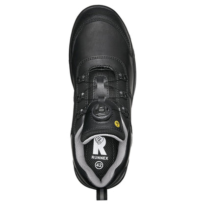 RUNNEX® Sicherheitsschuhe atop FlexStar 42 S3S Rindleder schwarz/grau