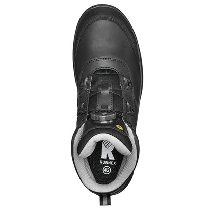 RUNNEX® Sicherheitsstiefel atop FlexStar 45 knöchelhoch Rindleder schwarz/grau