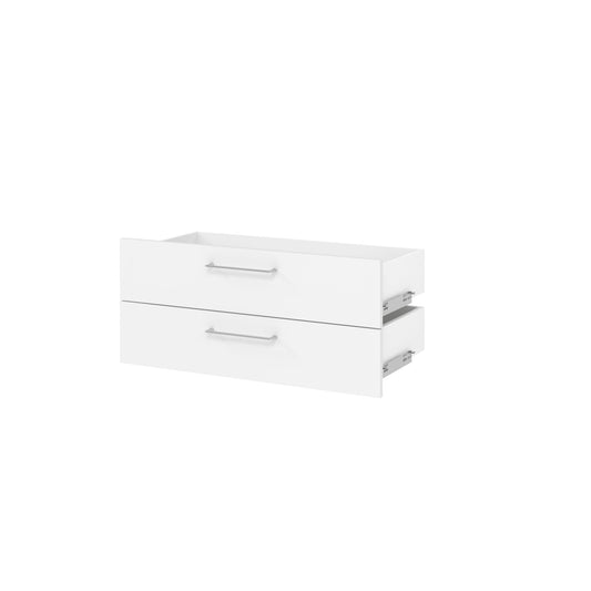 Hammerbacher Schublade Regal V9 Advanced 796 x 173 mm (B x H) Spanplatten, folienummantelt weiß 2 St./Pack.