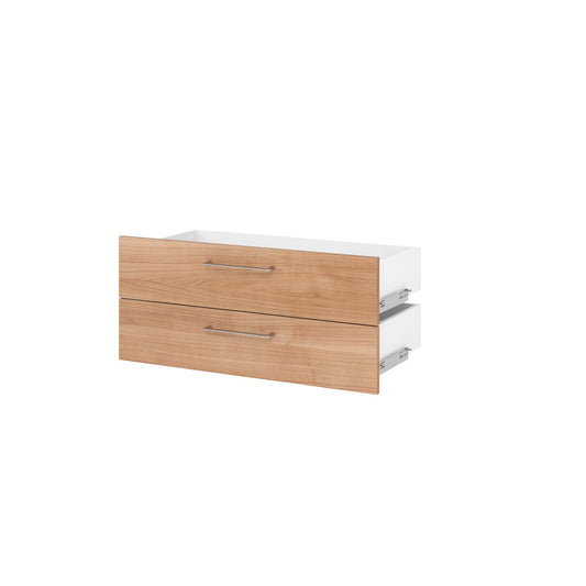 Hammerbacher Schublade Regal V9 Advanced 796 x 173 mm (B x H) Spanplatten, folienummantelt nussbaum 2 St./Pack.