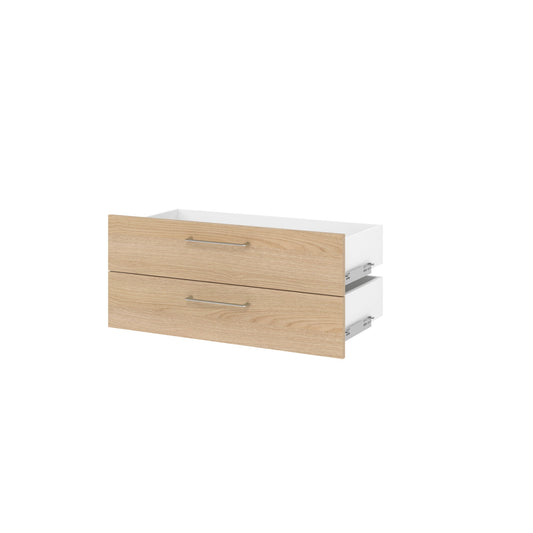 Hammerbacher Schublade Regal V9 Advanced 796 x 173 mm (B x H) Spanplatten, folienummantelt eiche 2 St./Pack.