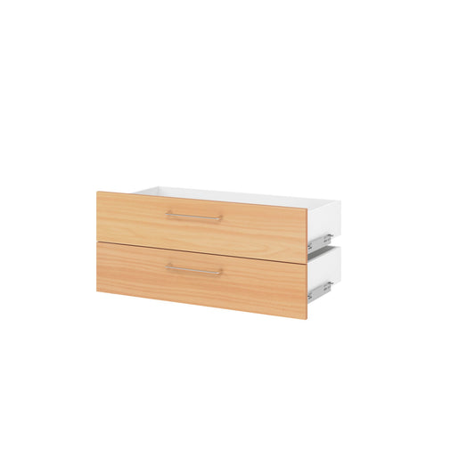 Hammerbacher Schublade Regal V9 Advanced 796 x 173 mm (B x H) Spanplatten, folienummantelt buche 2 St./Pack.