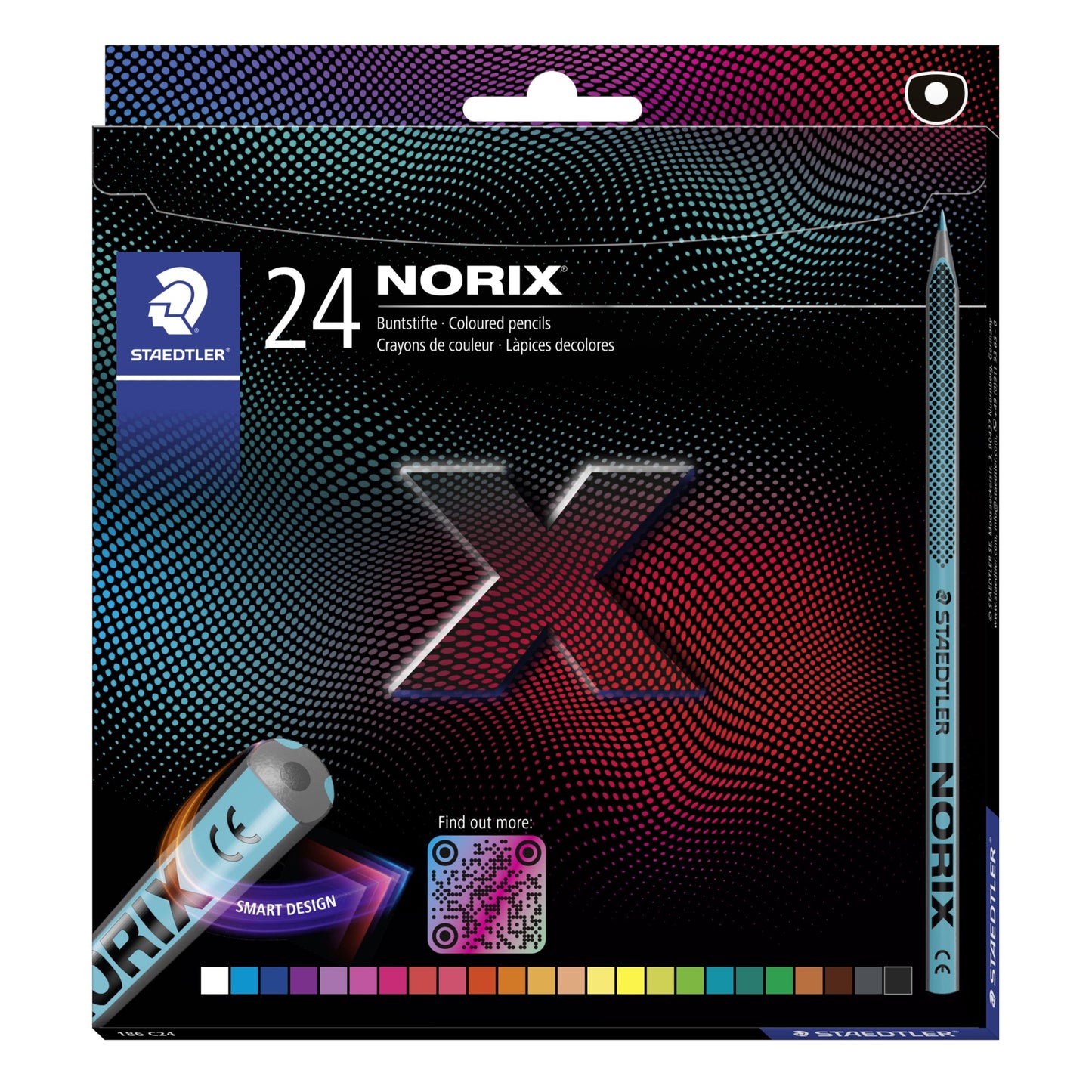STAEDTLER® Buntstift NORIX farbig sortiert 24 St./Pack.