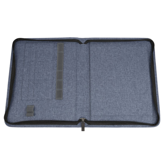 WEDO® Schreibmappe DENIM 28,5 x 35,5 x 4 cm (B x H x T) Polyester blau