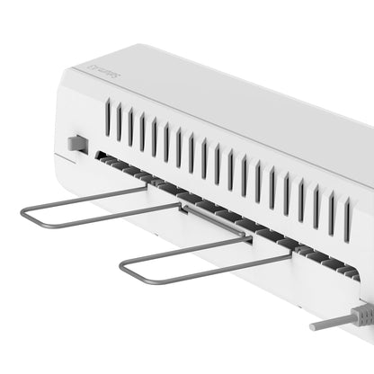Fellowes® Laminiergerät SaturnT Heiß-/Kaltlaminierung 47,9 x 11,7 x 15,4 cm (B x H x T) DIN A3 weiß/grau