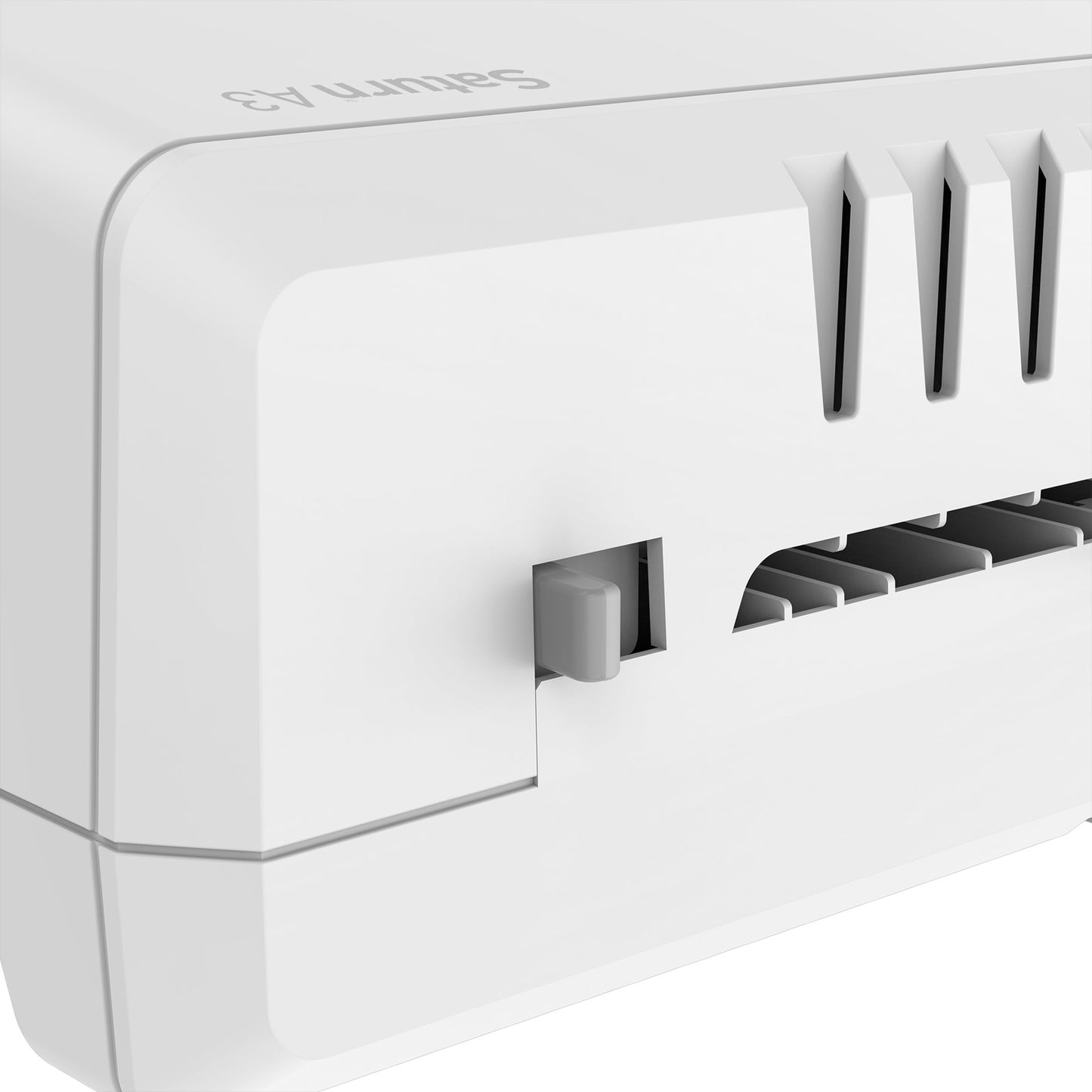 Fellowes® Laminiergerät SaturnT Heiß-/Kaltlaminierung 47,9 x 11,7 x 15,4 cm (B x H x T) DIN A3 weiß/grau