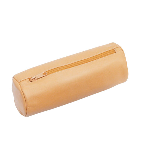 Alassio® Stifterolle XXL 9 x 22 cm (Ø x L) Reißverschluss Leder natur