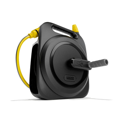 Kärcher Schlauchaufroller HBX 2.10 Compact 36 x 38,7 x 22,5 cm (B x H x T) 10 m, Anschlussschlauch: 2m 2,5kg schwarz/gelb