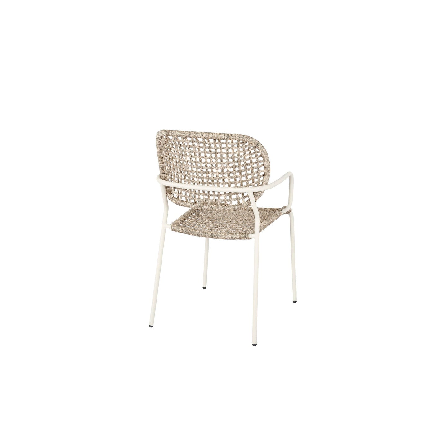 BEST Gartenstuhl Reino 55,5 x 88 x 60,5 cm (B x H x T) 100 % Polyester sand 4 St./Pack.