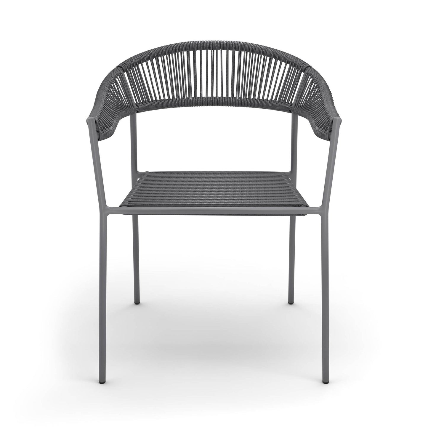 BEST Gartenstuhl Sebastian 54 x 76 x 57 cm (B x H x T) 100 % Polyester anthrazit 4 St./Pack.