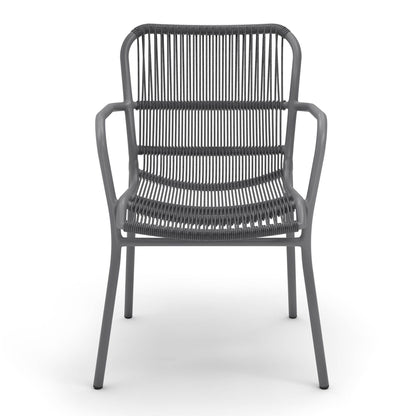 BEST Gartenstuhl Ives 66 x 86 x 56 cm (B x H x T) 100 % Polyester anthrazit 2 St./Pack.