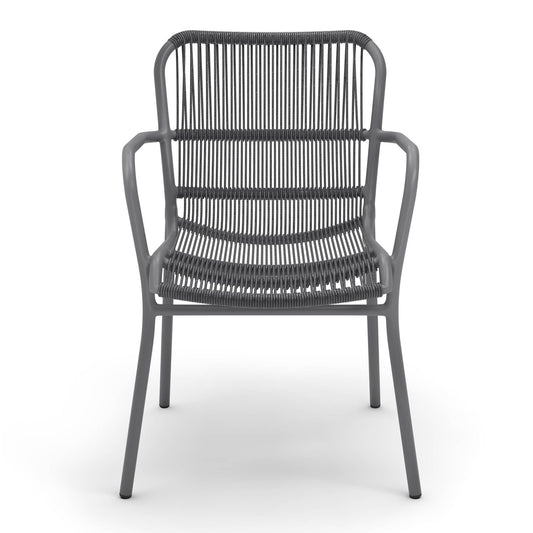 BEST Gartenstuhl Ives 66 x 86 x 56 cm (B x H x T) 100 % Polyester anthrazit 2 St./Pack.
