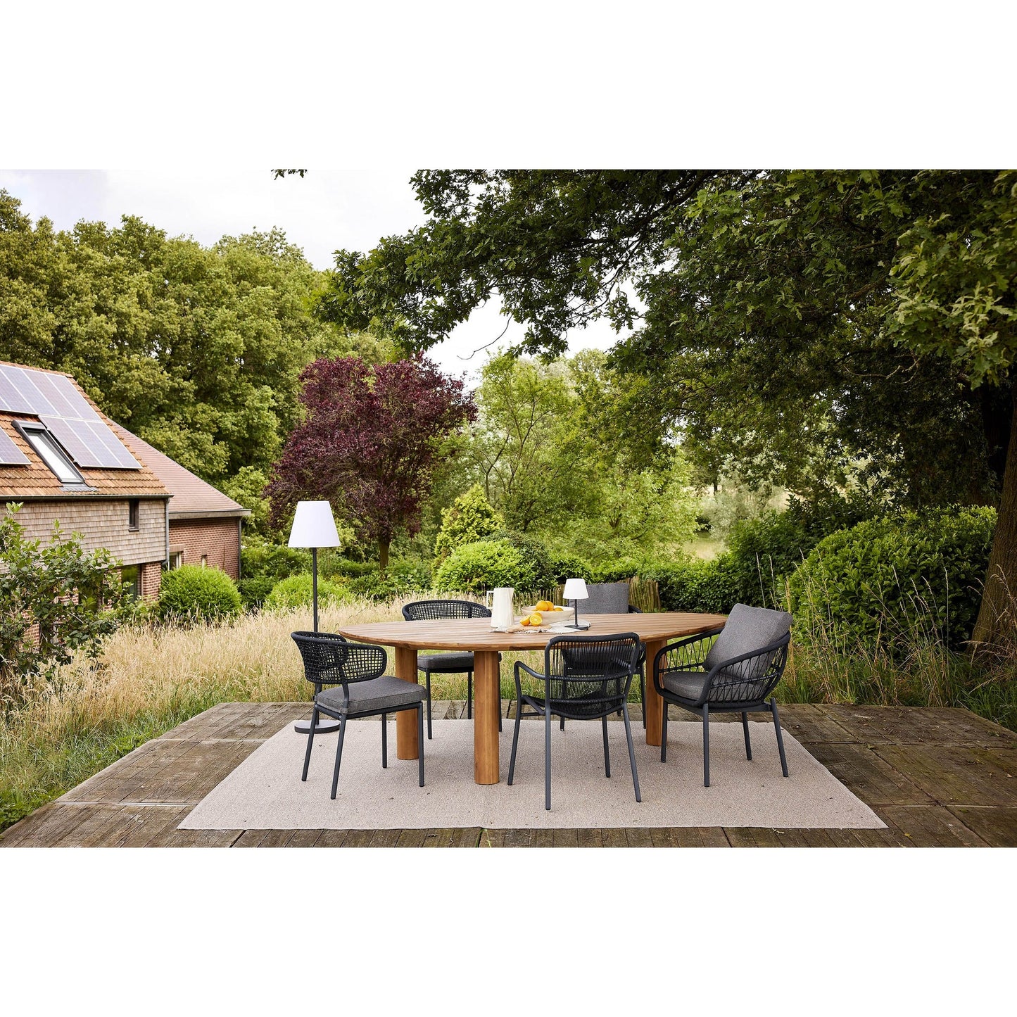 BEST Gartenstuhl Tropea 63,5 x 78,5 x 64,5 cm (B x H x T) 100 % Polyester anthrazit