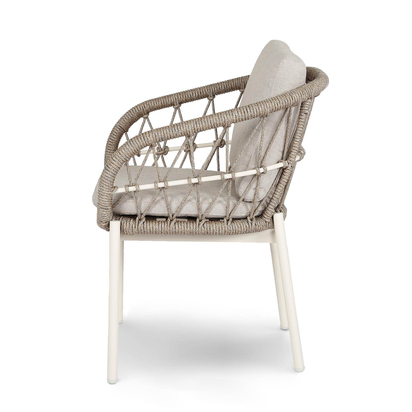 BEST Gartenstuhl Tropea 63,5 x 78,5 x 64,5 cm (B x H x T) 100 % Polyester sand
