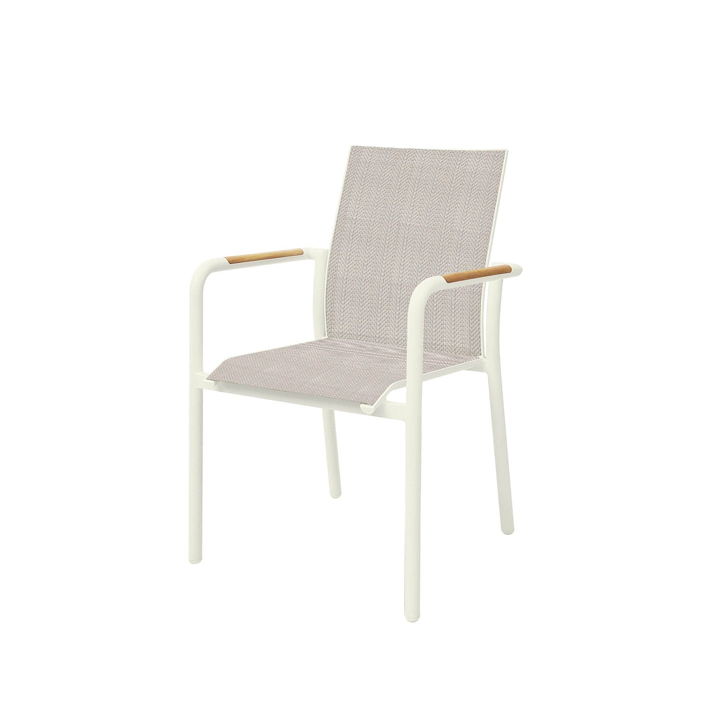 BEST Stapelsessel Paros 565 x 890 x 640 mm (B x H x T) Textilene sand