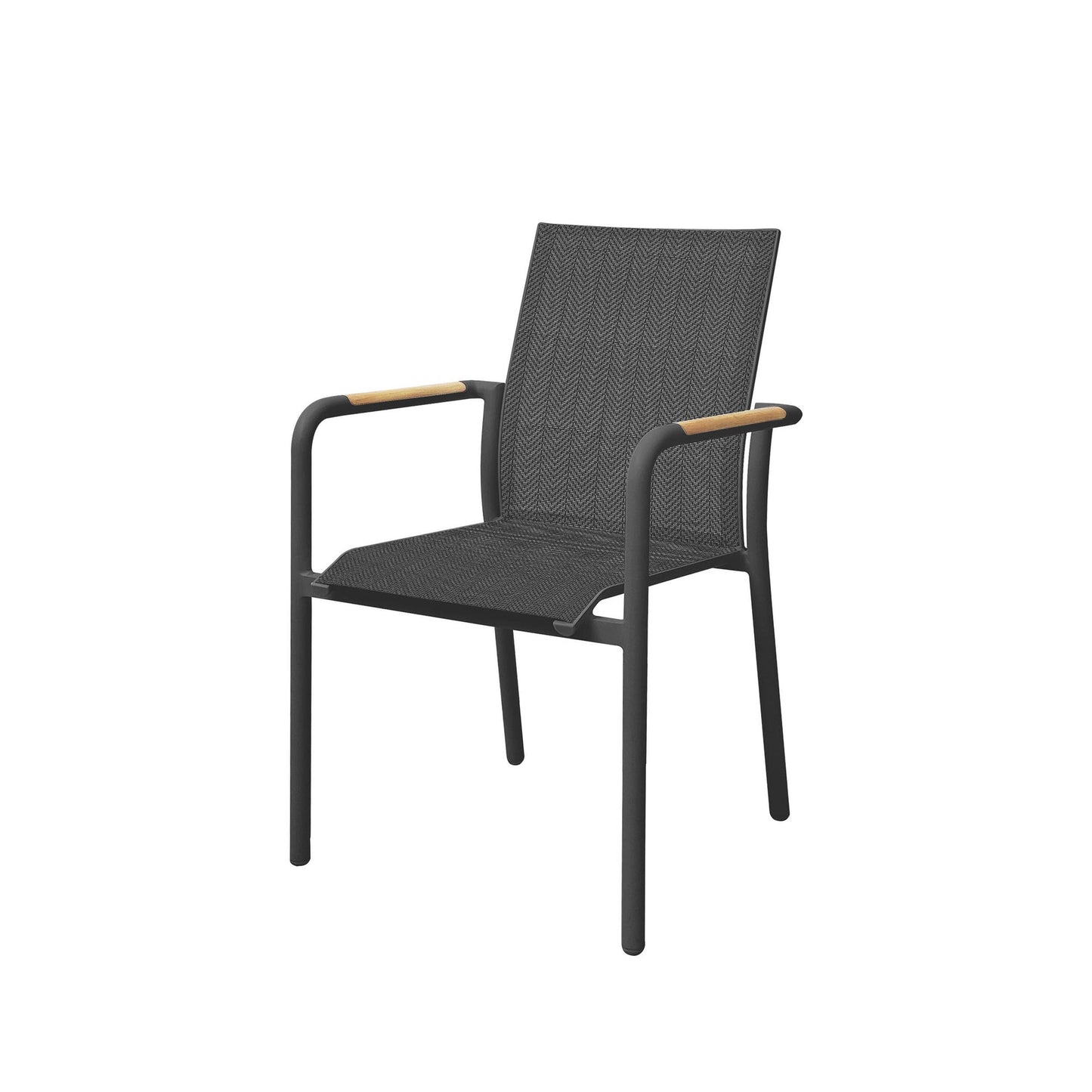 BEST Stapelsessel Paros 565 x 890 x 640 mm (B x H x T) Textilene anthrazit