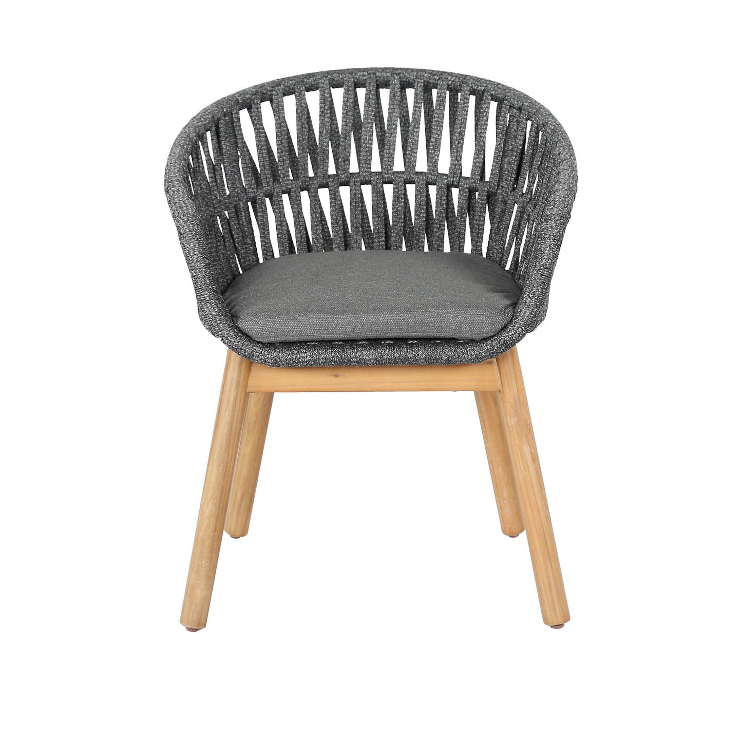 BEST Gartenstuhl Bari Schalensitz 58,8 x 83,5 x 60 cm (B x H x T) Seil