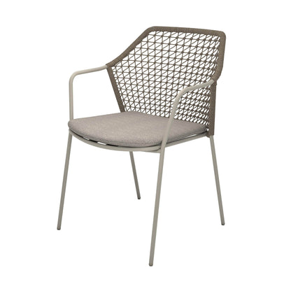 BEST Gartenstuhl Burano 58,5 x 83,5 x 60 cm (B x H x T) 100 % Polyester sand 4 St./Pack.
