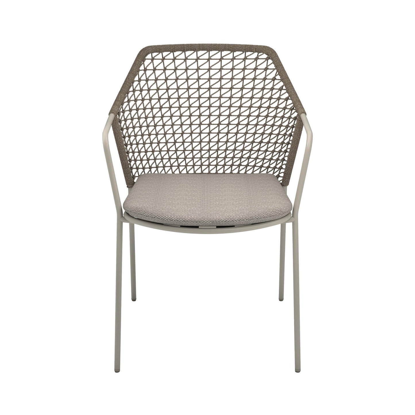 BEST Gartenstuhl Burano 58,5 x 83,5 x 60 cm (B x H x T) 100 % Polyester sand 4 St./Pack.