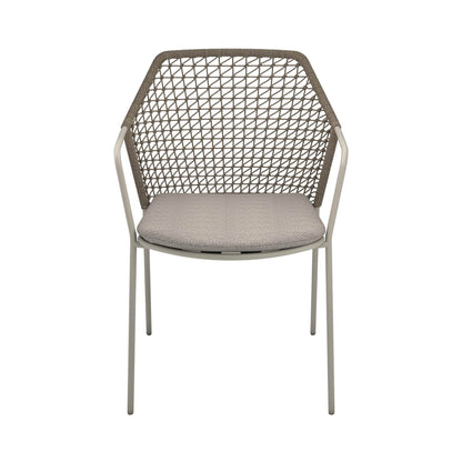 BEST Gartenstuhl Burano 58,5 x 83,5 x 60 cm (B x H x T) 100 % Polyester sand 4 St./Pack.