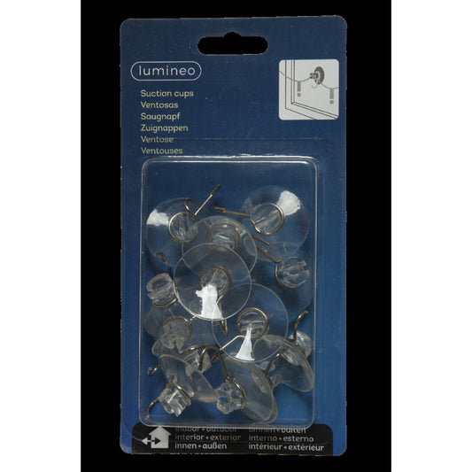 LUMINEO Saugnapf 35mm Plastik klar 12 St./Pack.