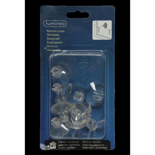 LUMINEO Saugnapf 35mm Plastik klar 12 St./Pack.