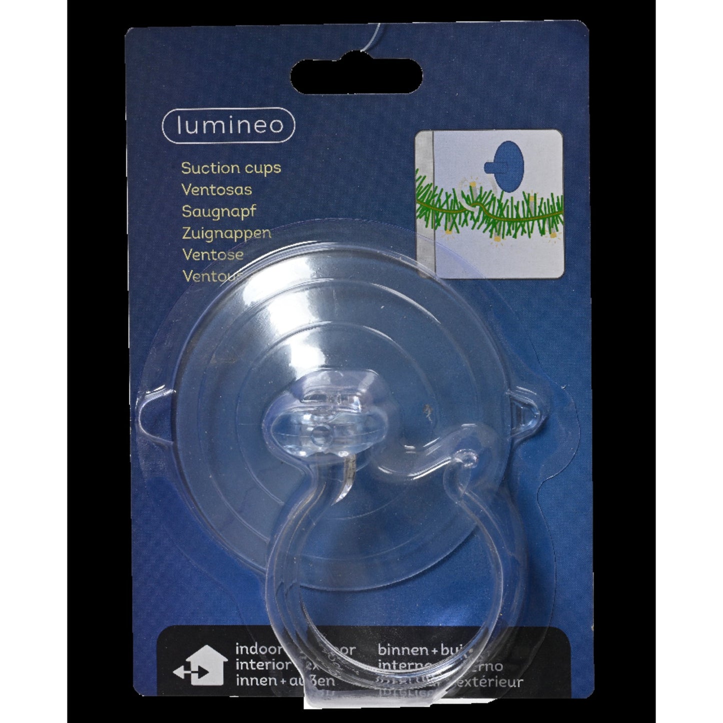 LUMINEO Saugnapf 85mm Plastik tranparent