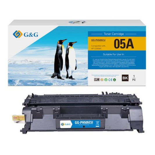 G&G Toner kein Originalzubehör Kompatibel mit: HP 05A 13682 ca. 2.300 Seiten schwarz