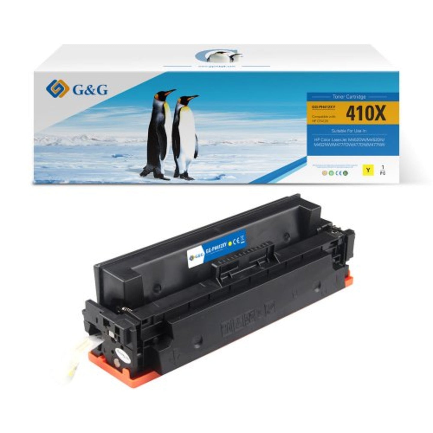 G&G Toner kein Originalzubehör Kompatibel mit: HP 410X 14354 ca. 5.000 Seiten gelb
