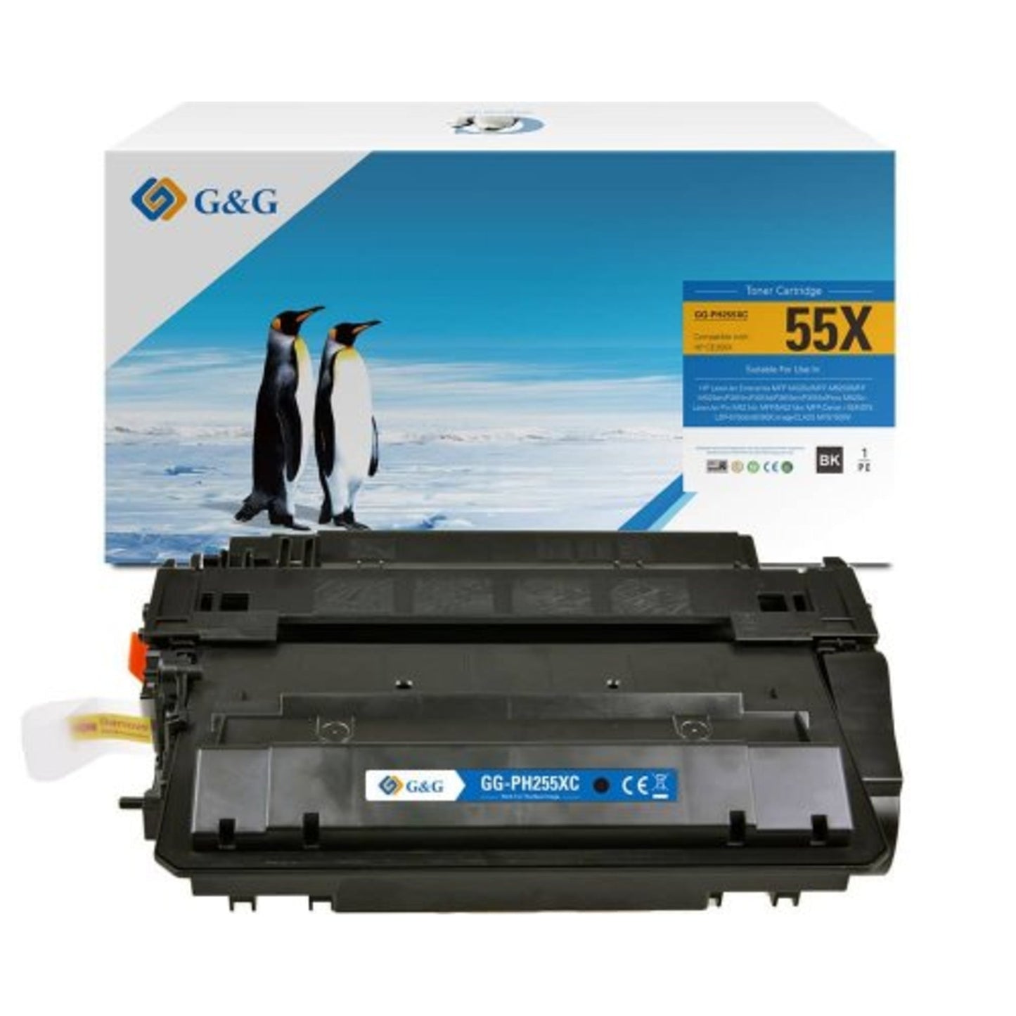 G&G Toner kein Originalzubehör Kompatibel mit: HP 55X 14176 ca. 12.500 Seiten schwarz