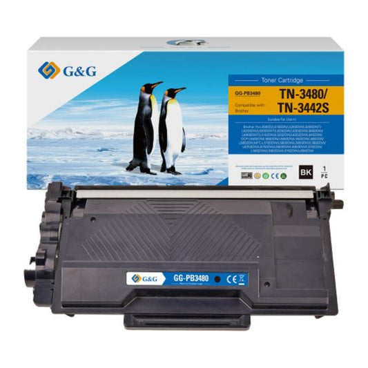 G&G Toner kein Originalzubehör Kompatibel mit: Brother TN-3480 14295 ca. 8.000 Seiten schwarz
