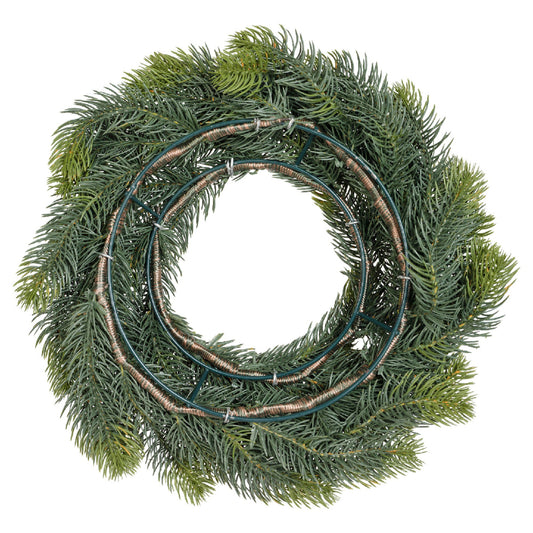 EVERLANDS Weihnachtskranz Winnipeg 50cm 106 Spitzen PVC grün