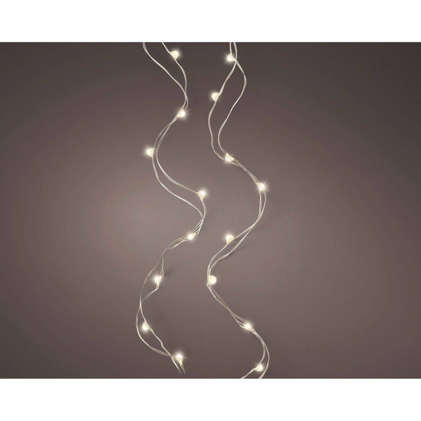 LUMINEO Lichterkette Innenbereich LED 40 LEDs Batterie