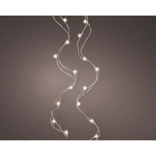 LUMINEO Lichterkette Innenbereich LED 40 LEDs Batterie
