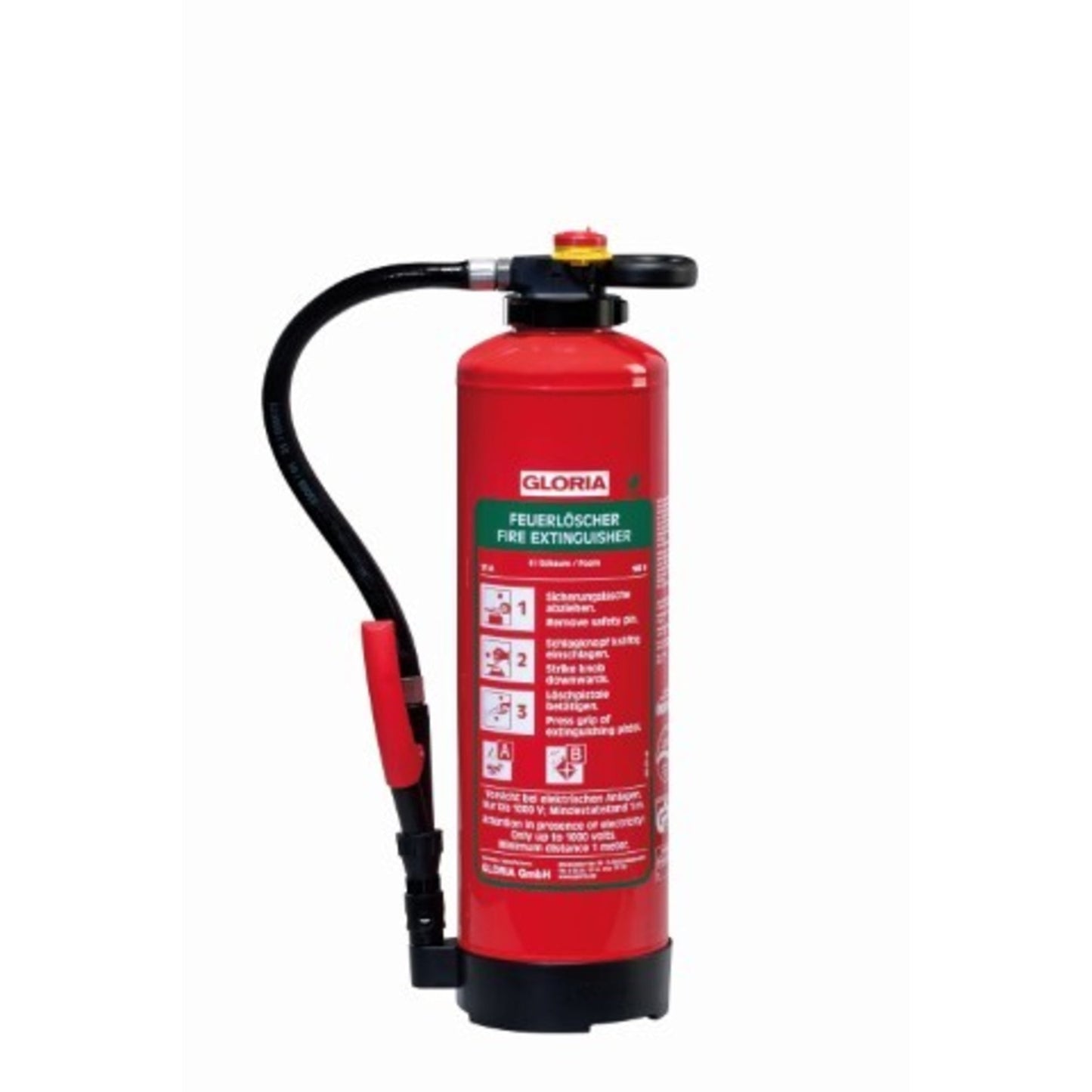 GLORIA Handfeuerlöscher SB 6 PRO 21A, 183B 28 x 58,5 x 20,5 cm (B x H x T)