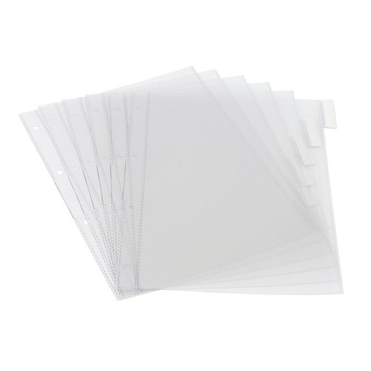 EICHNER Hüllenregister DIN A4 oben offen Folie transparent 6 St./Pack.