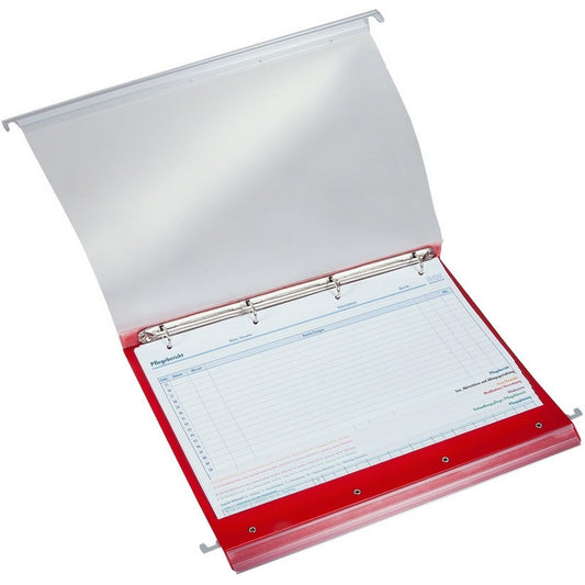 BOI Hängemappe stationär click 2 DIN A4 Polypropylen transparent