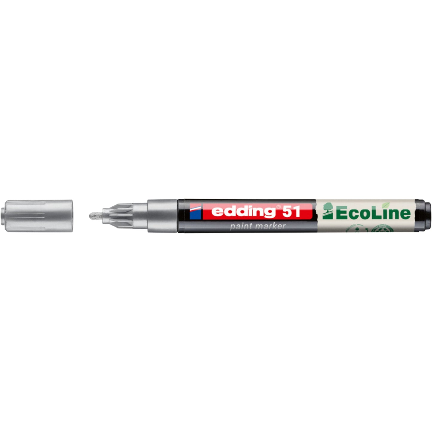 edding Lackmarker 51 EcoLine 1-2mm silber