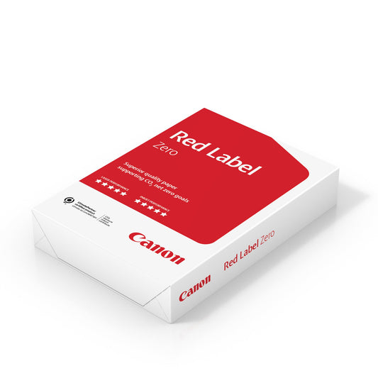 Canon Kopierpapier Red Label DIN A4 80g/m² elementar chlorfrei gebleicht weiß 500 Bl./Pack.